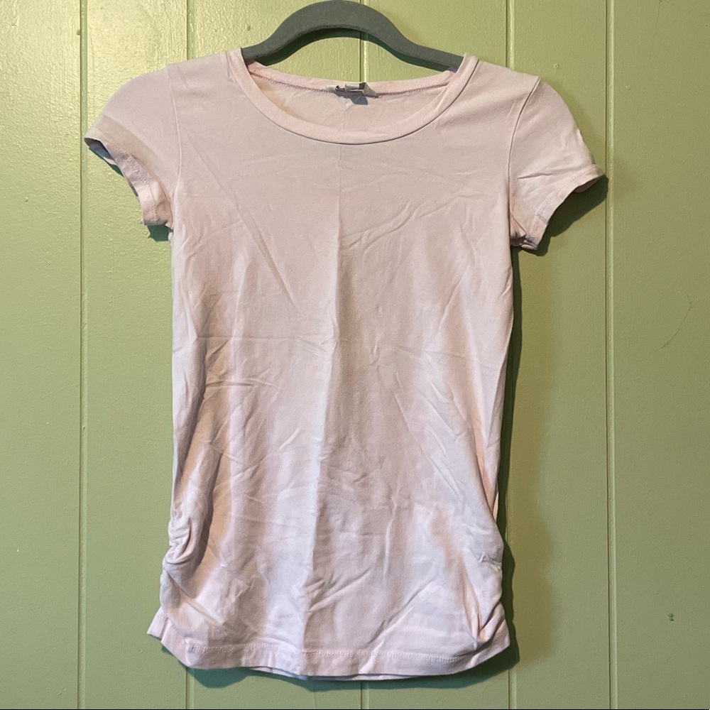 77 Kids Large Baby Pink Shirt